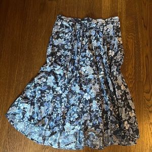 Gap floral cotton skirt